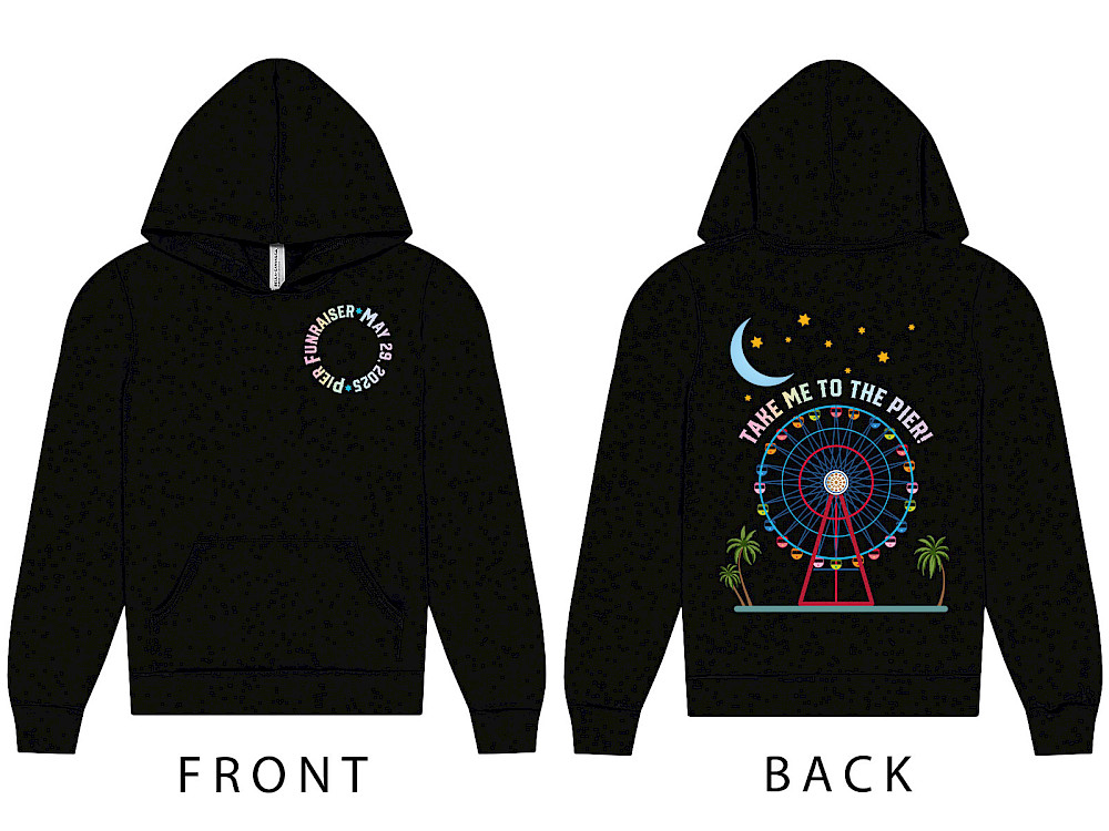 YOUTH Sponge Fleece Pullover Hooded Sweatshirt - 2025 Pier FUNraiser