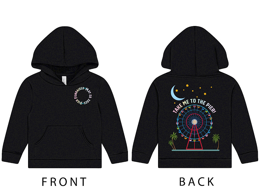TODDLER Sponge Fleece Pullover Hooded Sweatshirt - 2025 Pier FUNraiser